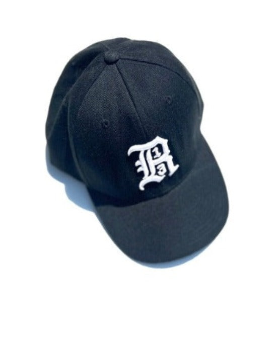 R13 Logo Black Baseball Cap