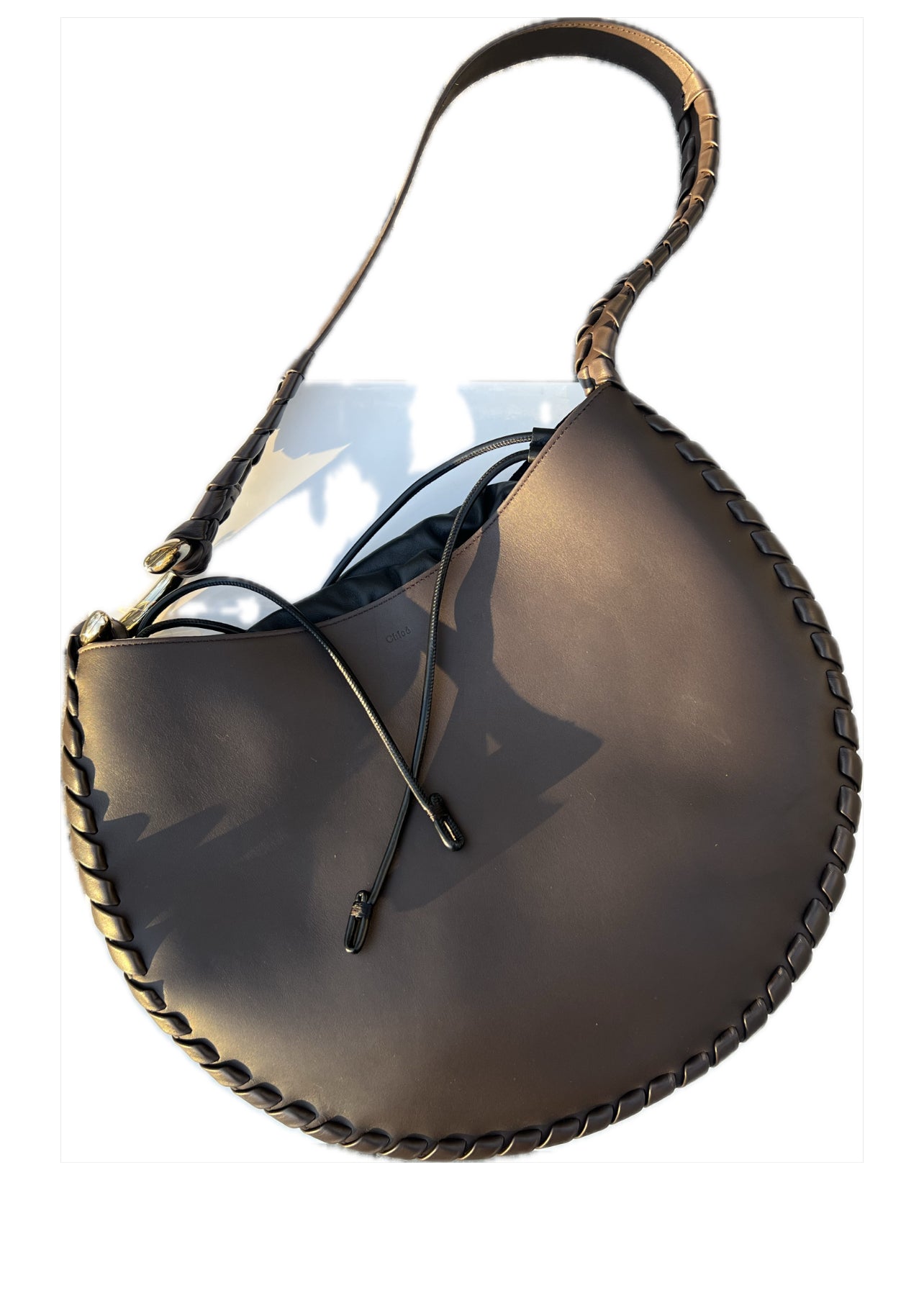 Chloe Braided Saddle Bag