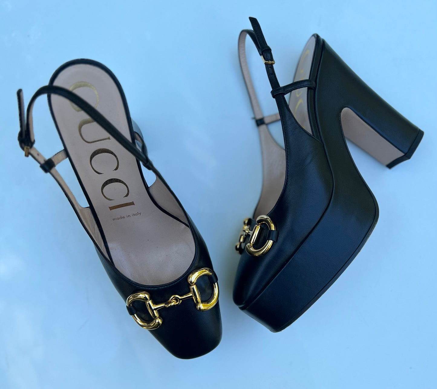 Gucci platform heel