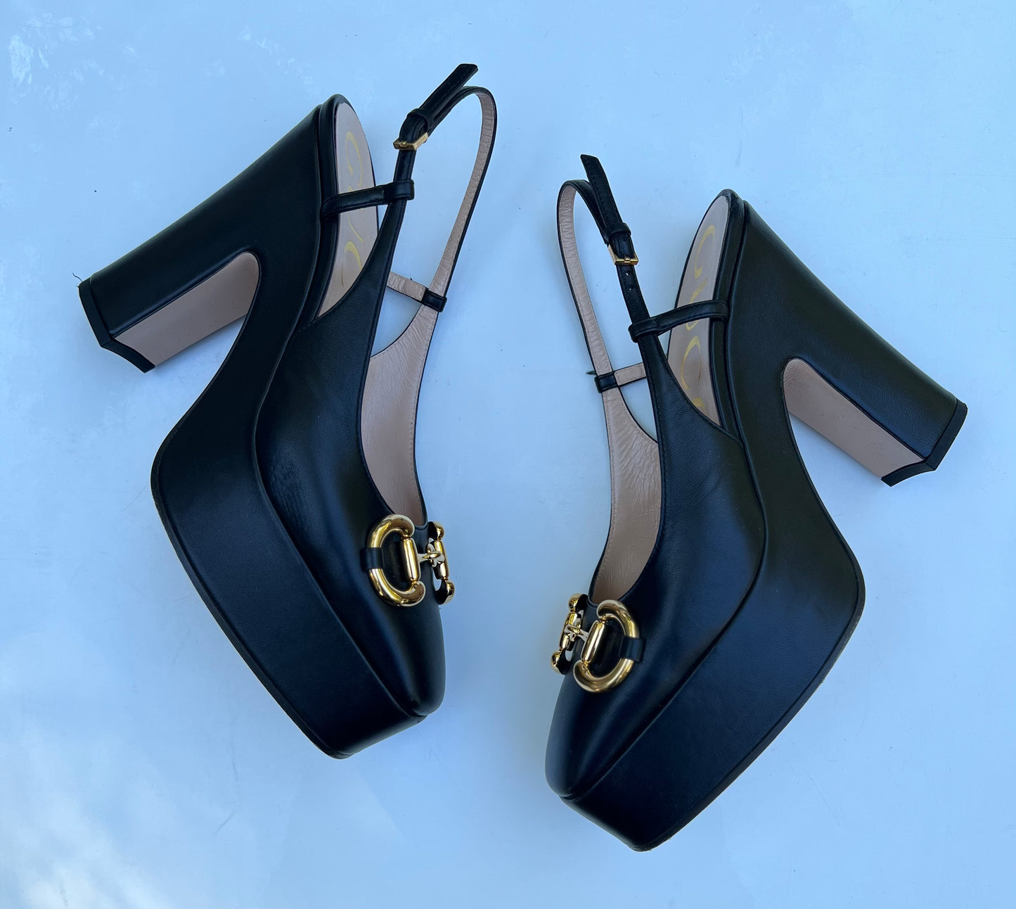 Gucci platform heel